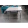 TABLE FORMICA 2 RALLONGES / 1 TIROIR