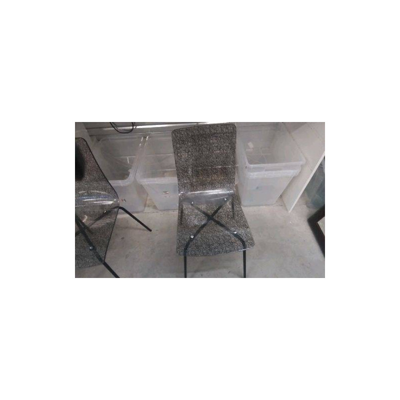 CHAISE PLEXI - EN L’ETAT