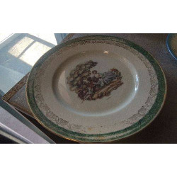 ASSIETTE PORCELAINE BAVARIA