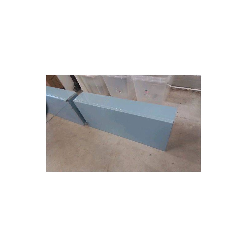 MEUBLE SDB BLEU / ETAGERE VERRE- A SUSPENDRE 