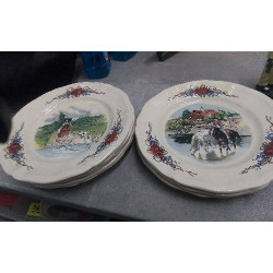 ASSIETTES A DESSERT...