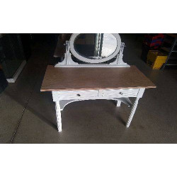 COIFFEUSE 2 TIROIRS MIROIR...