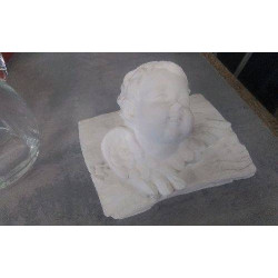 DECO TETE ANGE PLATRE