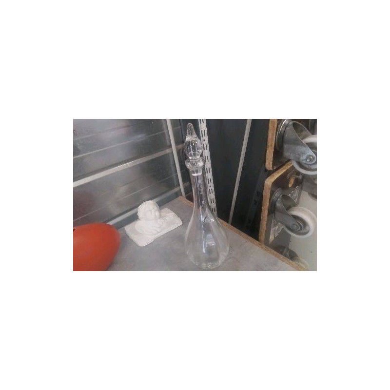AIGUIERE VERRE AVEC BOUCHON 