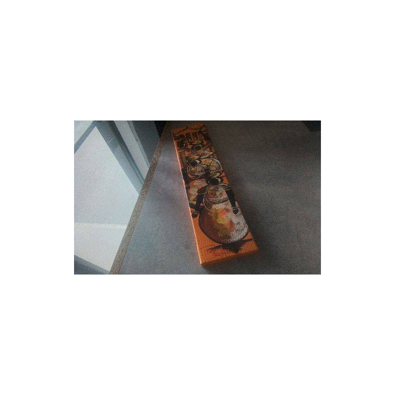 DECO TOILE RECTANGULAIRE ORANGE