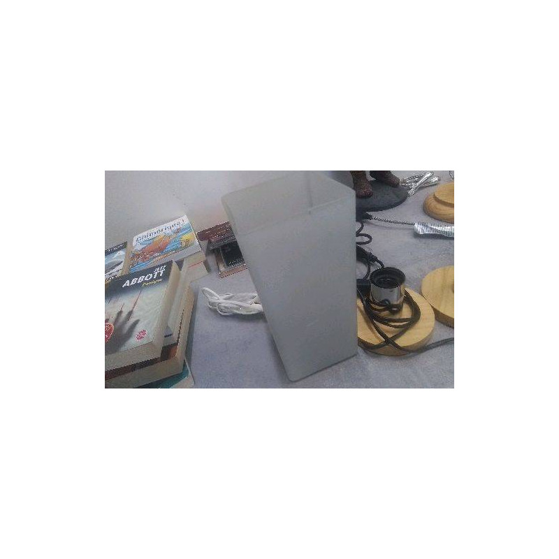 LAMPE RECTANGULAIRE VERRE