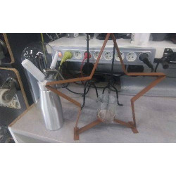 PHOTOPHORE SURCETOILE METAL 