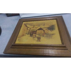 CADRE - SOUS LA NEIGE-