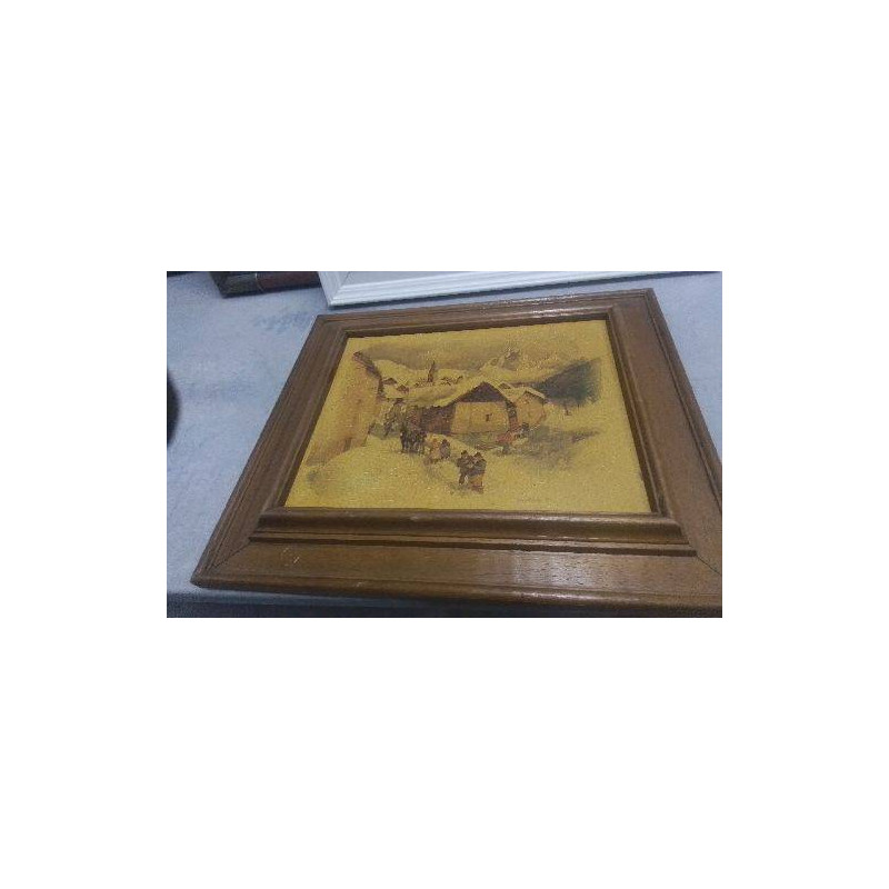 CADRE - SOUS LA NEIGE-