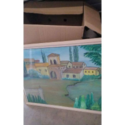 CADRE PEINTURE MAISON