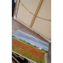 PEINTURE COQUELICOTS 
