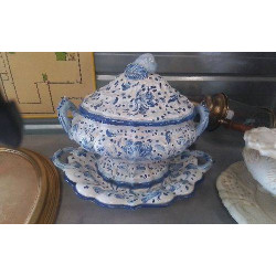 SOUPIERE BLEUE BLANCHE