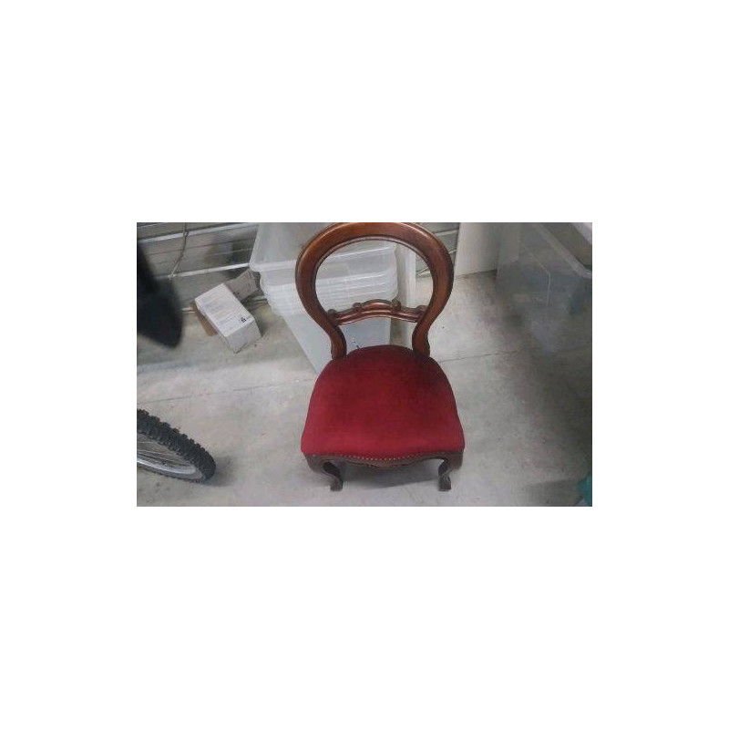 CHAISE ENFANT STYLE LOUIS PHILIPPE  / EN L ÉTAT 