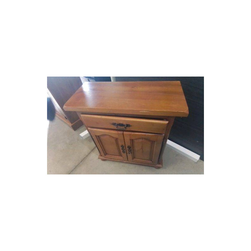 MEUBLE D’APPOINT 2 PORTES 1 TIROIR