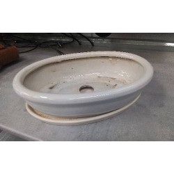 JARDINIERE + SOUCOUPE 