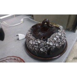 PLAT PM + CLOCHE MARRON