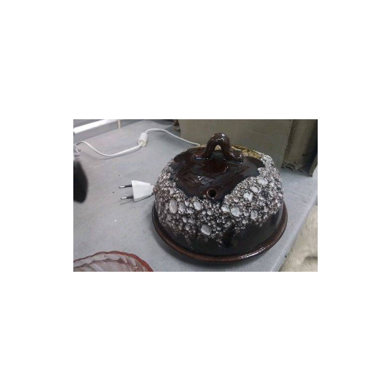 PLAT PM + CLOCHE MARRON