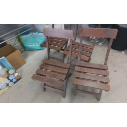 CHAISE PLIANTE  BOIS TECK