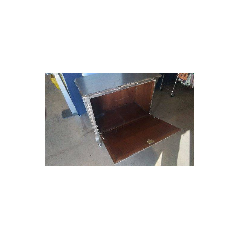 MEUBLE BAS  GRIS 1 TRAPPE 