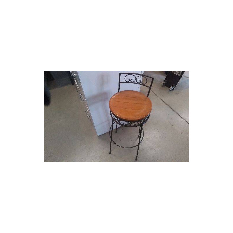 TABOURET FER FORGE