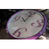 HORLOGE MURALE VIOLETTE 
