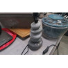 PIED DE LAMPE GALETS GRIS 