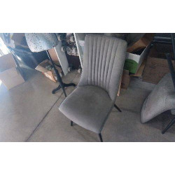 CHAISE TISSU GRISE