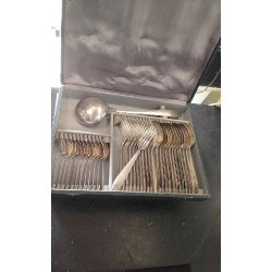 MENAGERE ERCUIS METAL ARGENTE 