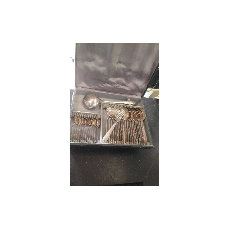 MENAGERE ERCUIS METAL ARGENTE 