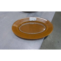 PLAT VERRE OVALE 
