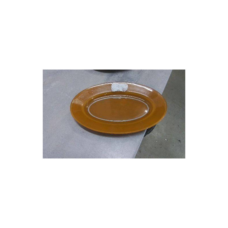 PLAT VERRE OVALE 