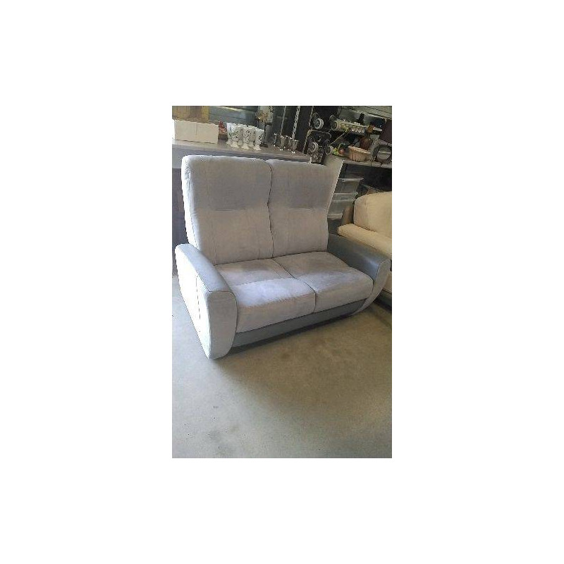 CANAPE GRIS BI MATIERE 