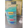 RANGEMENT 4 TIROIRS PLASTIQUE PM