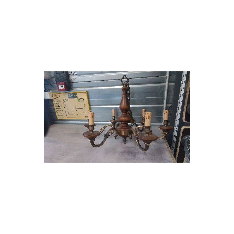 LUSTRE BOIS LAITON
