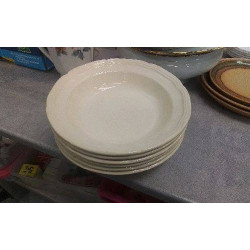 ASSIETTES CREUSES BEIGE 