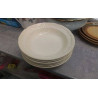 ASSIETTES CREUSES BEIGE 