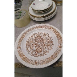 ASSIETTE FLEURIE - ANCIENNE 