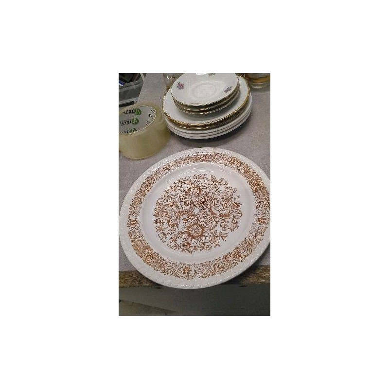 ASSIETTE FLEURIE - ANCIENNE 