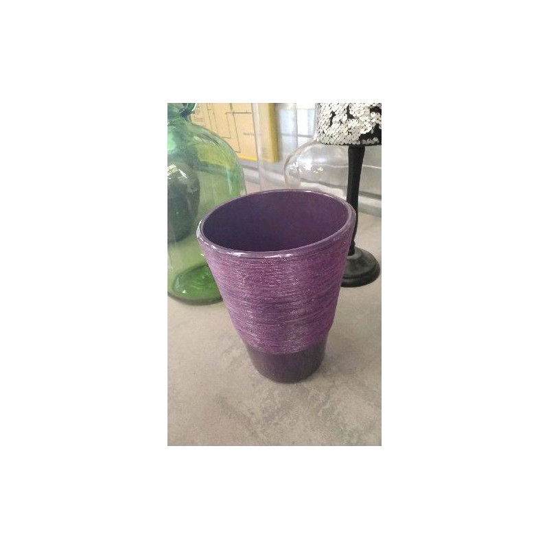 CACHE POT VIOLET 