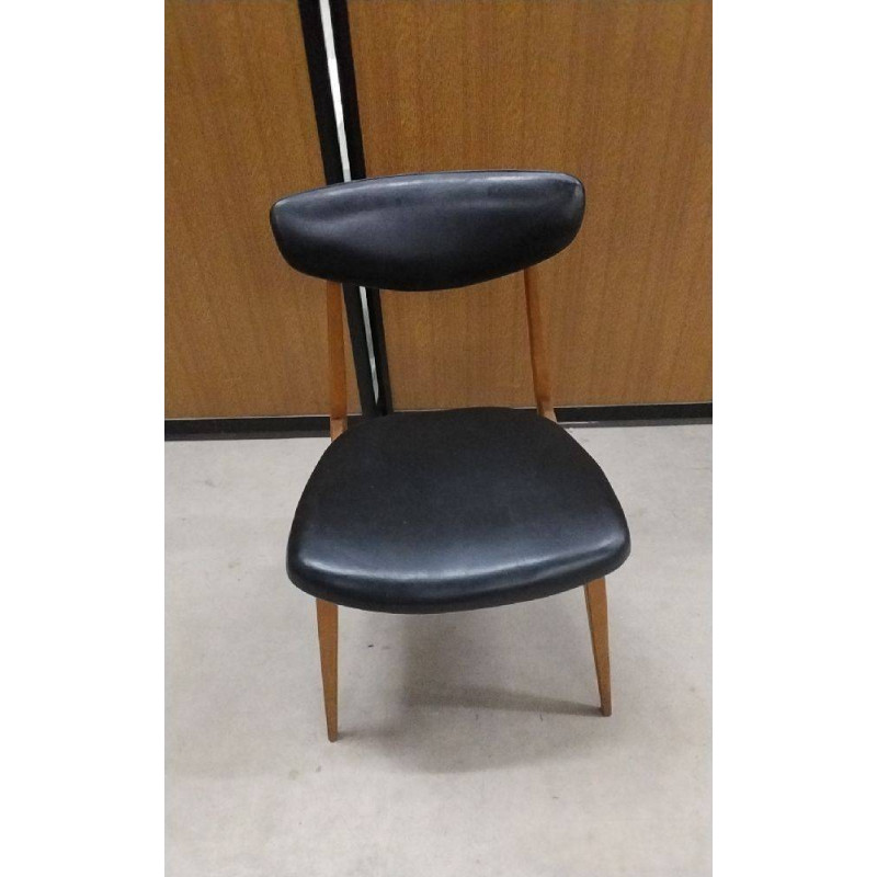 CHAISE BOIS SIMILI - VINTAGE