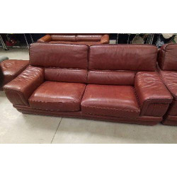 CANAPE 3 PLACES CUIR...