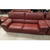 CANAPE 3 PLACES CUIR CROZATIER EN LETAT 