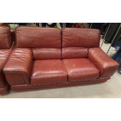 CANAPE 2 PLACES CUIR...