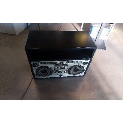 MEUBLE TELE 2 PORTES 