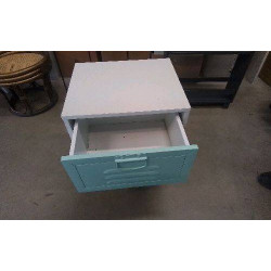 CHEVET 1 TIROIR METAL 