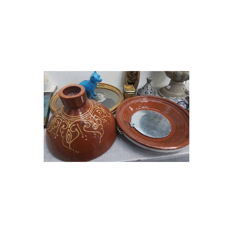 TAJINE TERRE XL + BRULEUR ( DIAM 35CM)