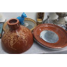 TAJINE TERRE XL + BRULEUR ( DIAM 35CM)