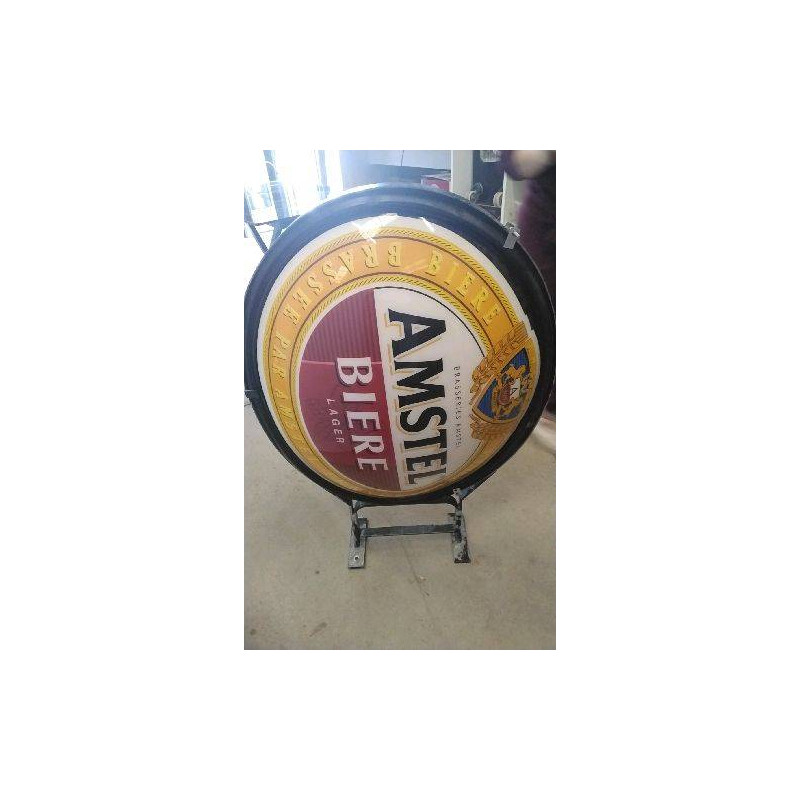 ENSEIGNE LUMINEUSE BIERE - AMSTEL ( 105CM) / EN L’ETAT