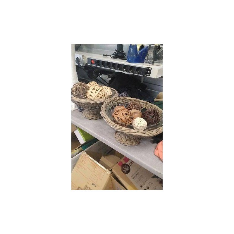 COUPE TRESSEE + VERRE + DECO 