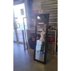 MIROIR PSYCHE NOIR - CROCO...